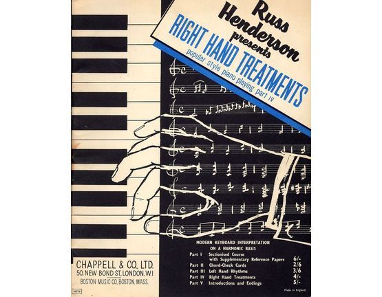 4 | Right Hand Treatments - Popular style piano playing part IV