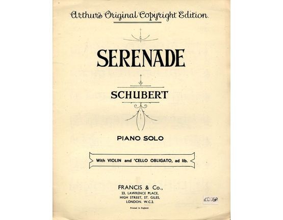 4 | Serenade - Piano Solo