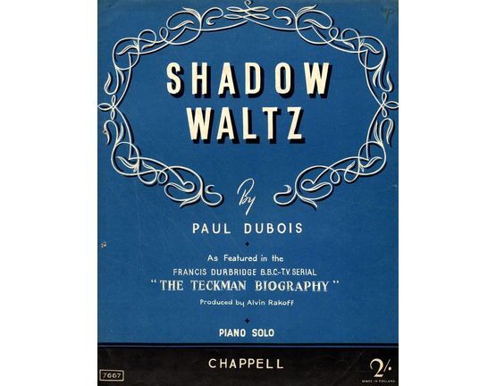4 | Shadow Waltz -  From "The Teckman Biography" TV Serial - Piano Solo