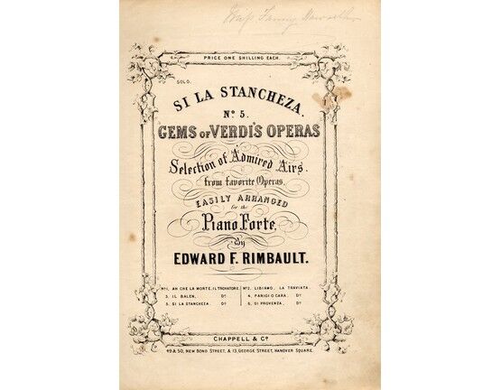 4 | Si La Stancheza: No. 5 of "Gems of Verdis Operas"