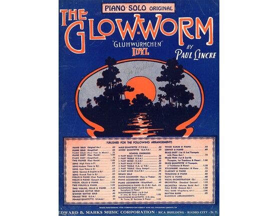 4 | The Glow Worm, piano solo original
