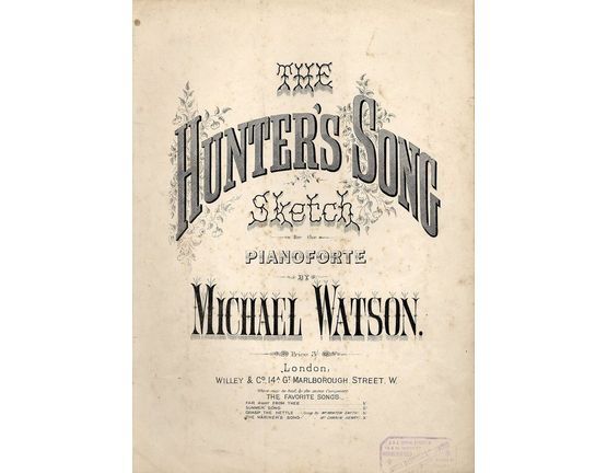 4 | The Hunters Song. Sketch for the Piano