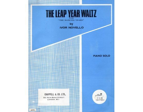 4 | The Leap Year Waltz, from "The Dancing Years" - Piano solo