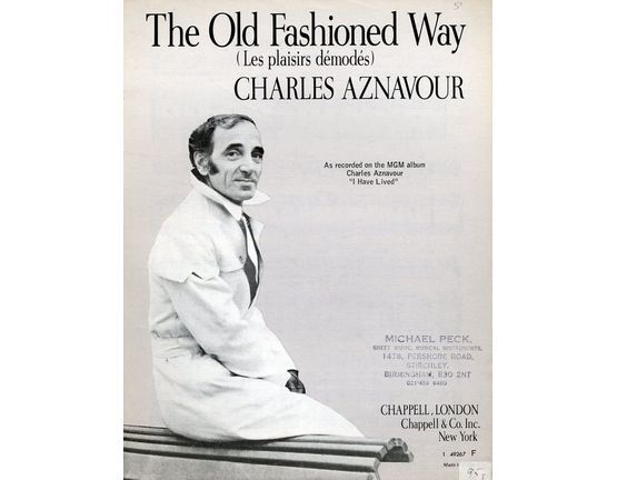 4 | The Old Fashioned way (Les plaisirs demodes) -  Charles Aznavour