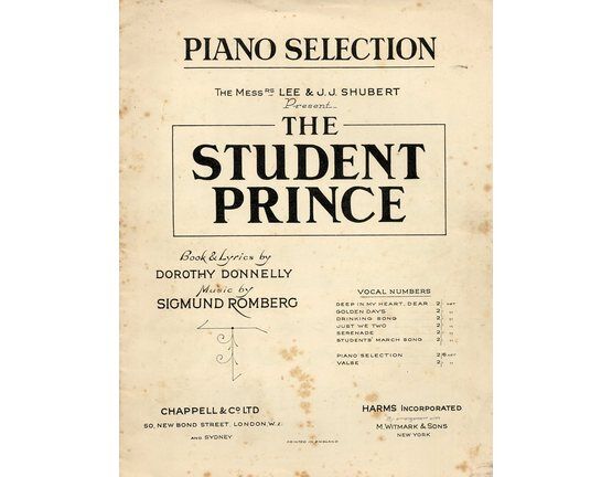 4 | The Student Prince - Piano Selection