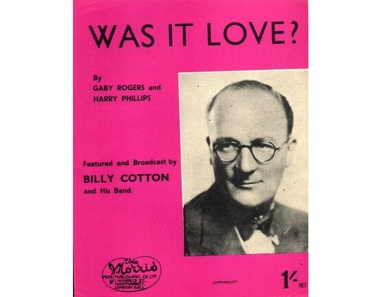 4 | Was It Love: Billy Cotton