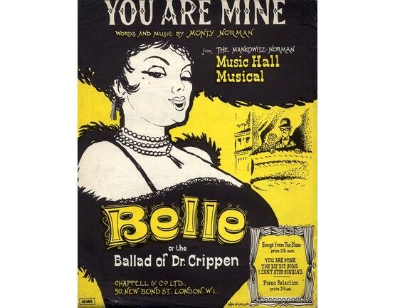 4 | You Are Mine -  from The Music Hall Musical "Belle" or the Ballad of Dr. Crippen
