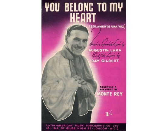 4 | You Belong to My Heart - Song - As performed by Monte Rey and Lana Turner