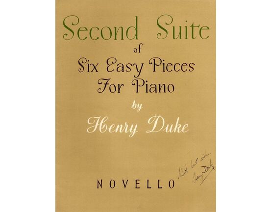 4003 | Second Suite of Six Easy Pieces for Piano