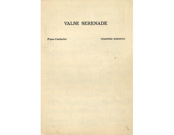 4110 | Valse Serenade from "Tuesday Serenade" - Piano Conductor score