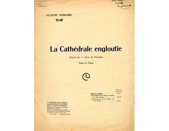 4195 | La Cathedrale Engloutie - Piano Duet