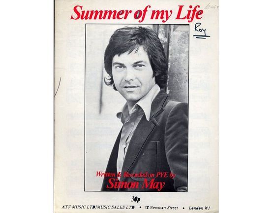 4481 | Summer of My Life - Simon May