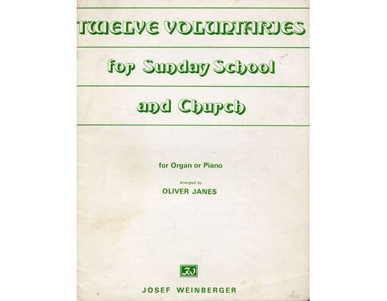 4580 | Twelve Voluntaries for Sunday School and Church - For Organ or Piano