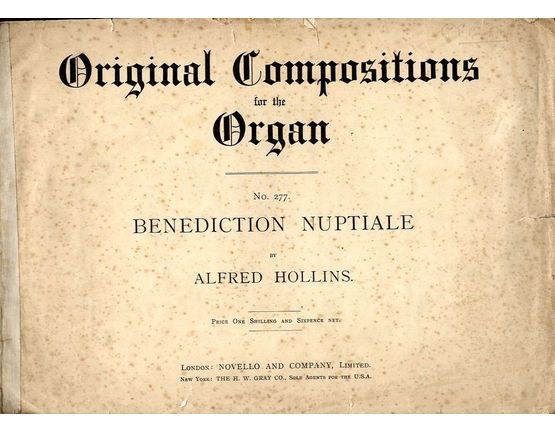 4582 | Benediction Nuptiale - Original Compositions for Organ Series No. 277