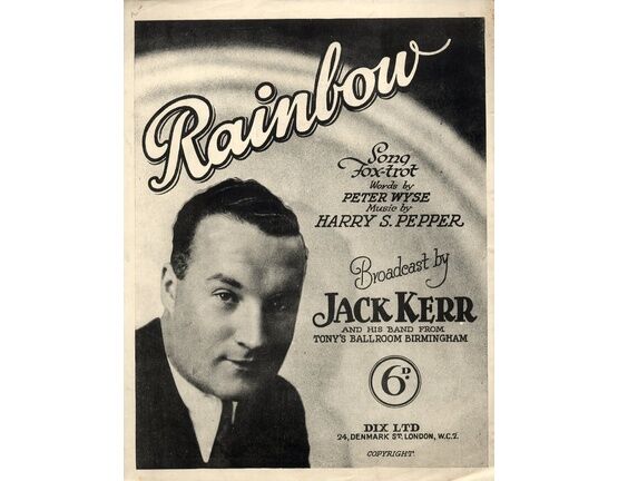 4586 | Rainbow - Song Foxtrot - As Broadcasted by Jack Kerr