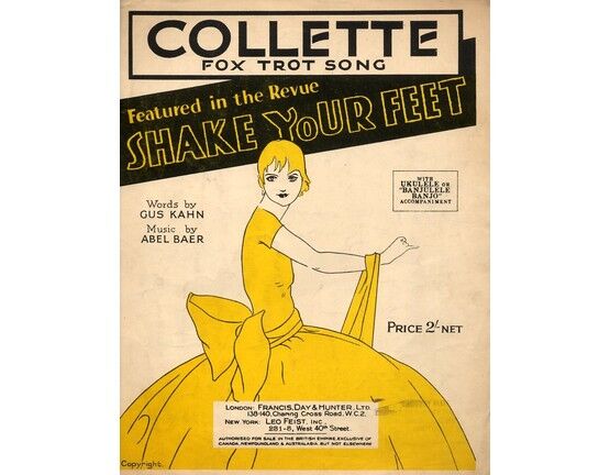4614 | Collette - Song from The Revue "Shake Your Feet"