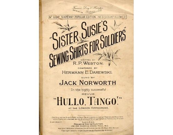 4614 | Sister Susie's Sewing Shirts for Soldiers - Song from "Hullo Tango"