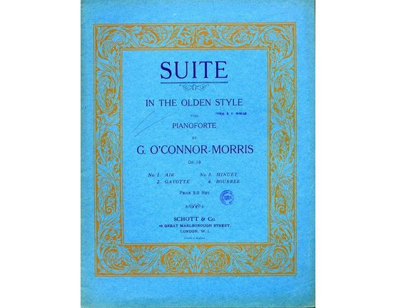 4615 | Suite in the Olden Style - For Pianoforte - Op. 19, No's. 1 to 4