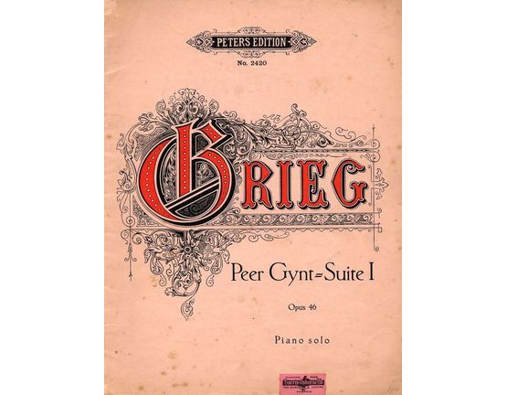 4616 | Peer Gynt Suite 1 - Op. 46 - Piano Solo