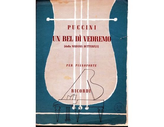 4625 | Un Bel di Vedremo (dalla Madama Butterfly) - Per Pianoforte - Italian Lyrics