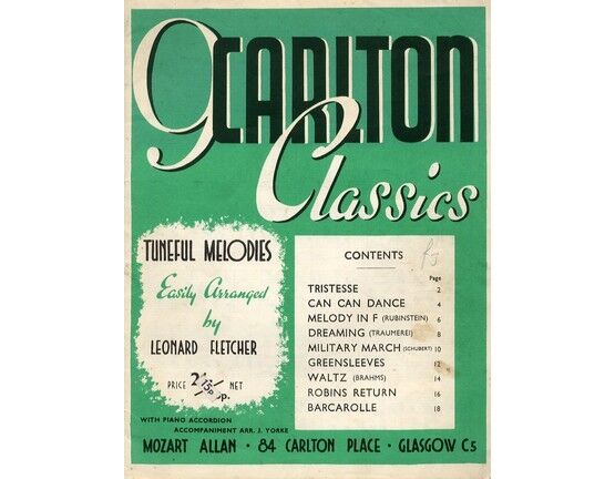 4626 | Nine Carlton Classics - Tuneful Melodies
