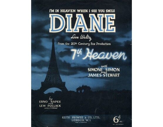 4638 | Diane Im in Heaven when I see you Smile - Love Waltz from "7th Heaven"