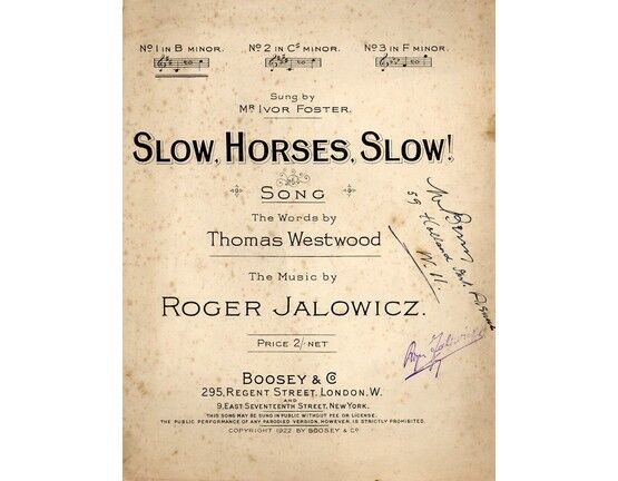 4656 | Slow Horses Slow - Song