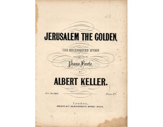4659 | Jerusalem The Golden - Piano Solo