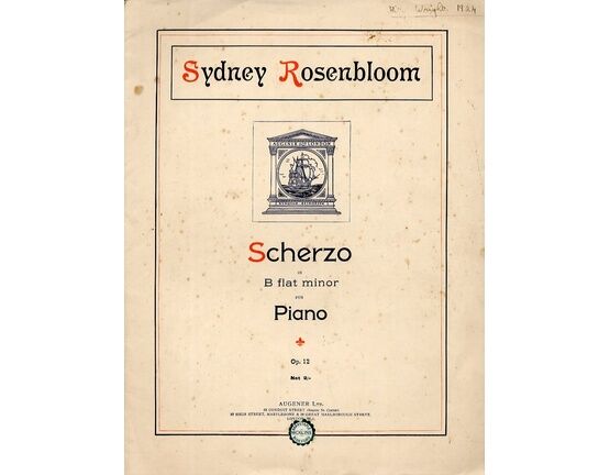 4696 | Rosenbloom - Scherzo in B flat major - Op. 12