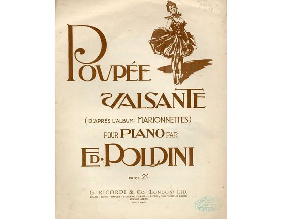 4699 | Poupee Valsante - From Marionettes - For Piano Solo