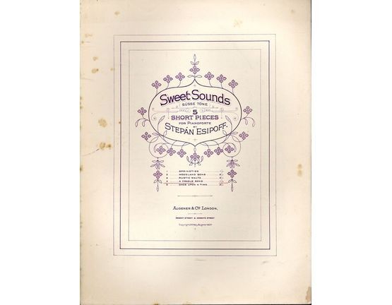4713 | A Cradle Song - Sweet Sounds Series of 5 Short Pieces for Pianoforte - Series No. 4