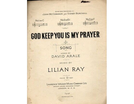 48 | God Keep You Is My Prayer - Song in the key of F major for higher voice