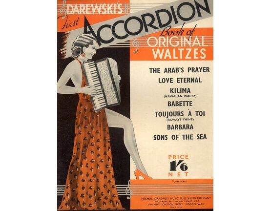 4835 | Darewki's First Accordion Book of Original Waltzes