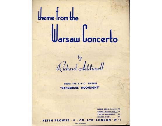 4843 | Theme from the Warsaw Concerto - From the film