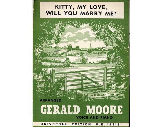 4848 | Kitty, My Love, will you Marry Me - Old Ulster Song in the Key of F major - U.E. 12313