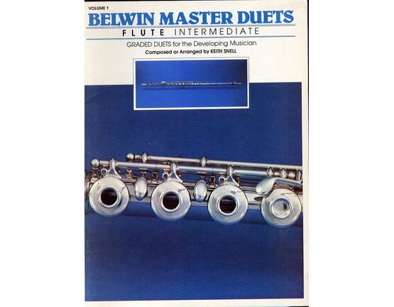 4852 | Belwin Master Duets - Flute - Intermediate - Graded Duets for the Developing Musician - Volume 1