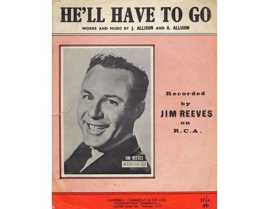 4856 | He'll Have to Go - Song - Featuring Jim Reeves