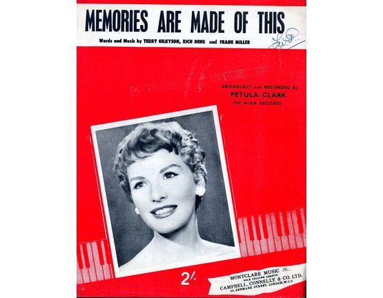 4856 | Memories are made of this, as performed by Petula Clark