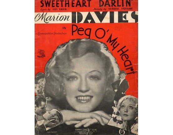 4856 | Sweetheart Darlin'  - Song from "Peg O' My Heart" - Featuring Marion Davies