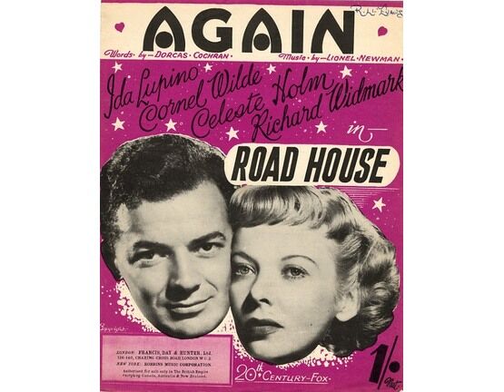 4860 | Again -  featuring Ida Lupino, Cornel Wilde, Celeste Holm and Richard Widmark in "Road House"