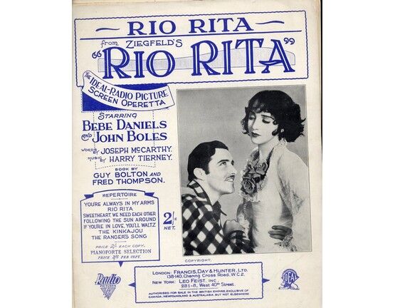 4861 | Rio Rita - Song featuring Bebe Daniels and John Boles in Ziegfeld's "Rio Rita"