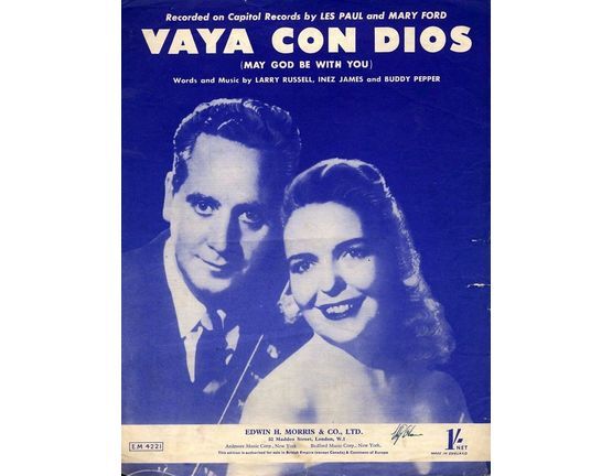 4867 | Vaya Con Dios (May God be with you): Les Paul and Mary Ford, The Beverley Sisters, Milligan and Nesbitt, Hugie Green on Opportunity Knocks