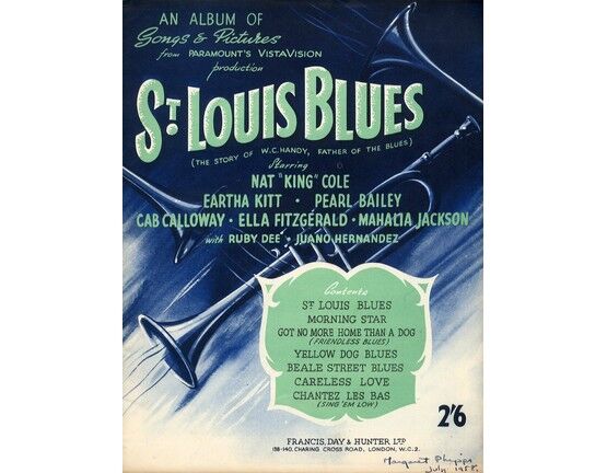 4877 | An Album of Songs and Pictures from St. Louis Blues - Starring Nat King Cole, Eartha Kitt, Pearl Bailey, Cab Calloway, Ella Fitzgerald, Mahalia Jackson