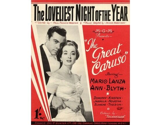 49 | The Loveliest Night of the Year - Song from the 'The Great Caruso' - Featuring Mario Lanza and Ann Blyth