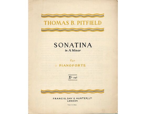 4906 | Pitfield - Sonatina in A minor for pianoforte