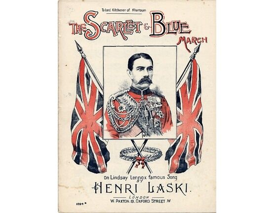4930 | The Scarlet and Blue - Quick March piano solo dedicated to Lord Kitchener of Khartoum