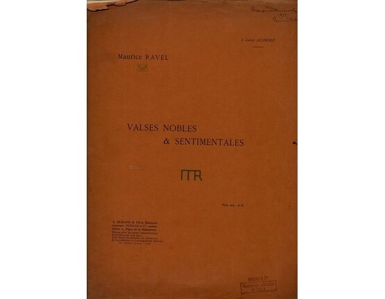 4932 | Ravel - Valses Nobles & Sentimentales - For Solo Piano