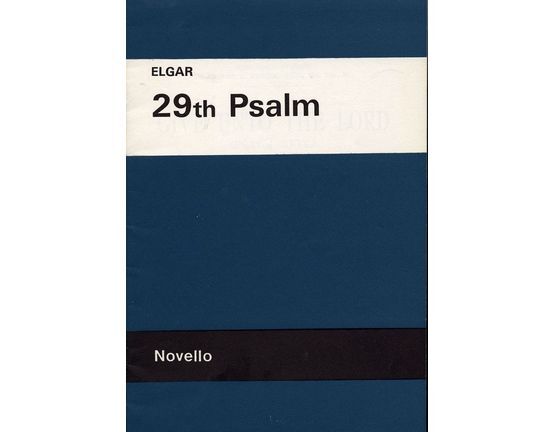 4970 | 29th Psalm - Give unto the Lord  - Novello Edition - S.A.T.B