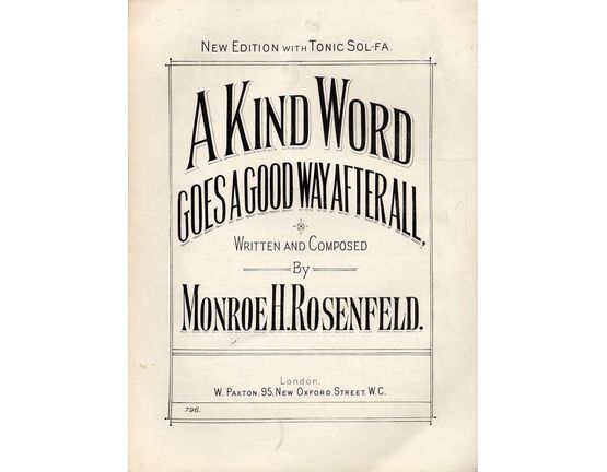 5 | A Kind Word Goes a Good Way After All