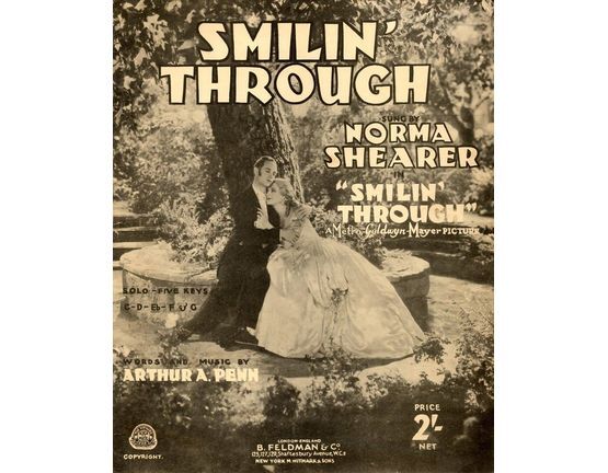 5047 | Smilin' Through.  Jeanette MacDonald & Norma Shearer